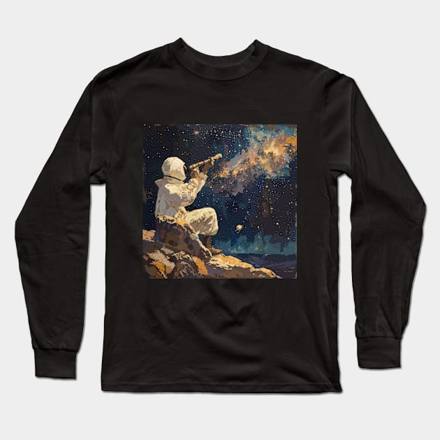 Astronomical Art Long Sleeve T-Shirt by peculiarbutcute